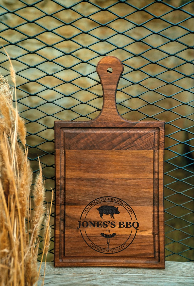 Custom BBQ Board, BBQ Cutting Board, Meat Cutting Board, Custom Steak