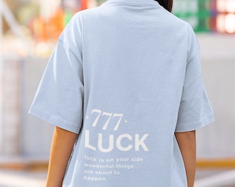777 Angel Number Custom Angel Number Shirt Manifestation Shirt Angel Aesthetic Angel Numbers Angel Number Clothes 777 Luck Shirt 777 Tshirt