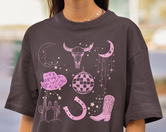 Space Cowgirl Cosmic Cowgirl Western Shirt Cowgirl Shirt Space Cowboy Disco Cowgirl Shirt Cowgirl Costume Cowgirl Bachelorette Outfit