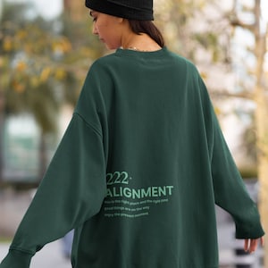 222 Angel Number Sweatshirt Manifestation Sweater Angel Aesthetic Angel Numbers Angel Number Shirt Angel Number Clothes Alignment Sweater