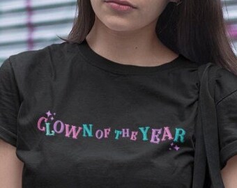 Clowncore Shirt Clown of the Year Pastel Clowncore Shirt Weirdcore Shirt Clowncore Clothing Kidcore Clothing Clowncore Aesthetic Pastel Tee