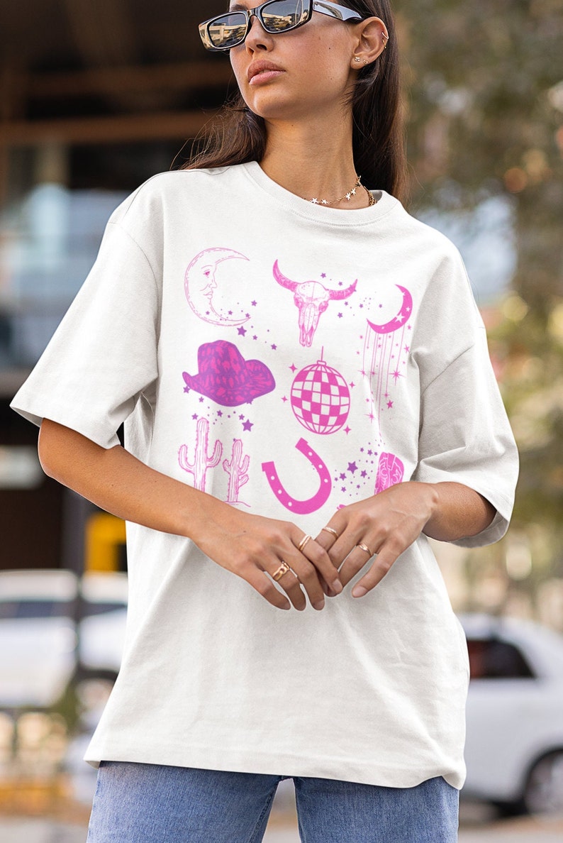 Cosmic Cowgirl Tank - White
