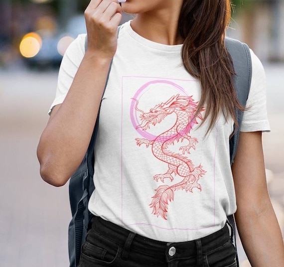 Japanese Dragon Japanese Tattoo Oversized Shirt Dragon T Shirt, Vintage Dragon Shirt Streetwear Shirt E Boy Shirt E Girl Shirt