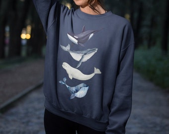 Whale Hoodie Gift Always Be Yourself Spirit Animal Totem Mascot Sweater Shirt