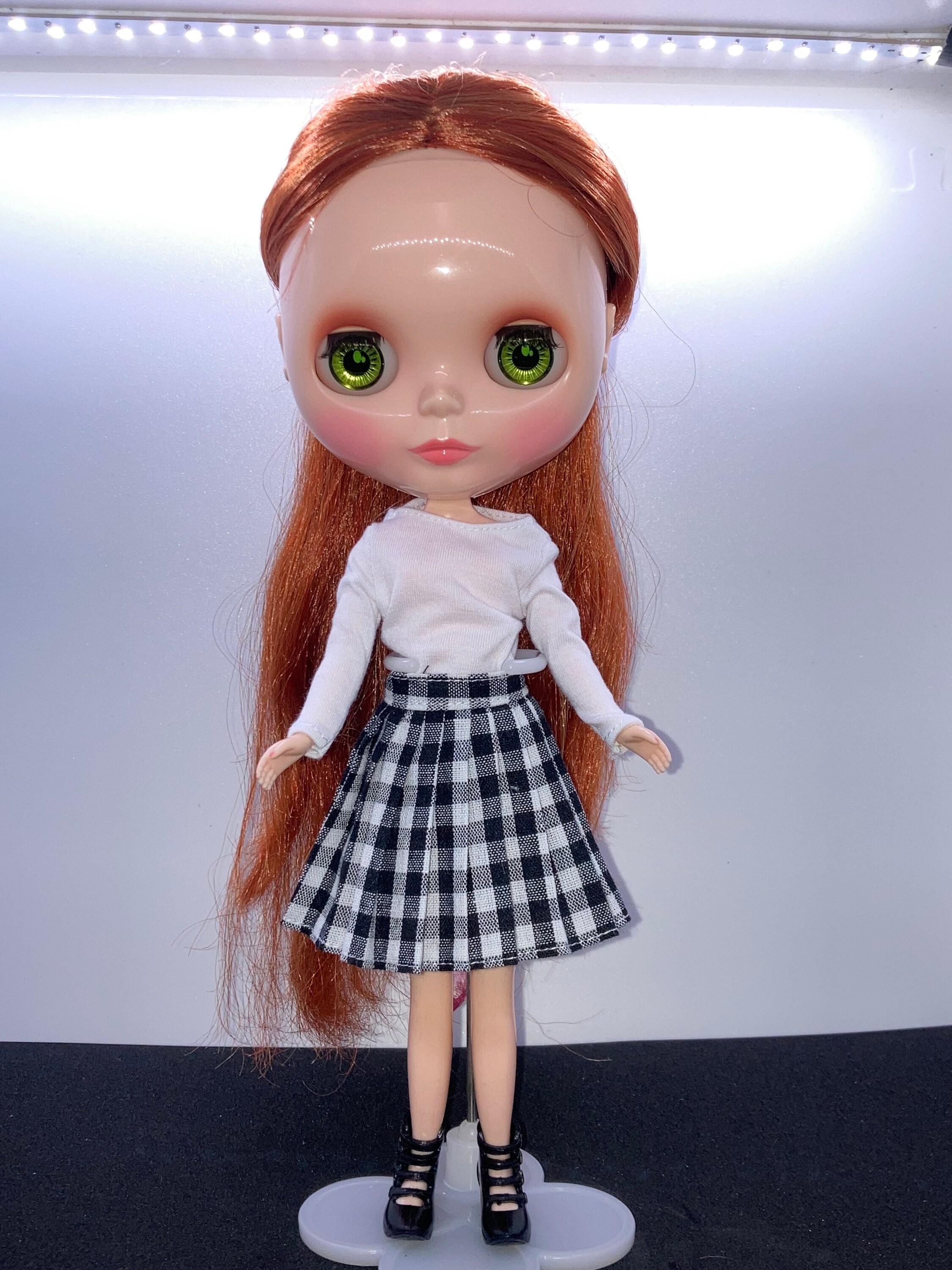Doll Skirt Checkered - Etsy