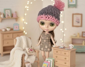 Blythe Doll Handmade Knit Hat