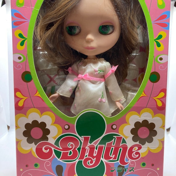 Blythe Doll, Official Stock Very Cherry Berry Vintage Doll Customized and Previously Loved