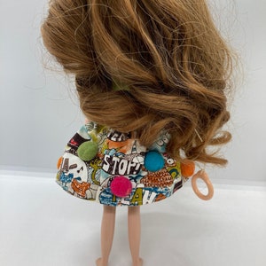 Cotton Monster Party Dress for Blythe Doll bild 5