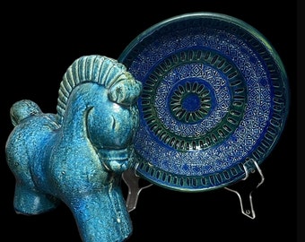 篮地琺瑯観音瓶 現代工芸品 美術品 装飾品 置物 中国花瓶景徳鎮 観音瓶 工芸品 古美術品時代物 装飾品置物
