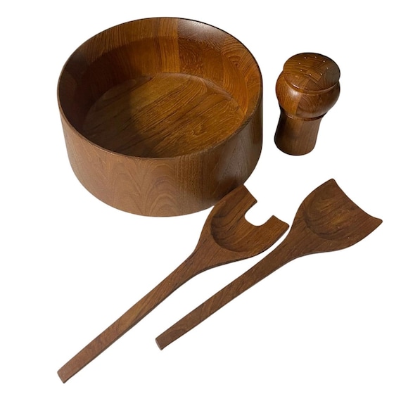 Teak Wood Dansk Salad Bowl