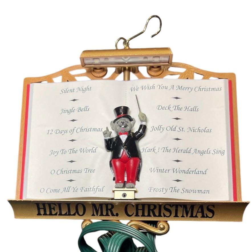 Hello Mr. Christmas Maestro Mouse Presents the Lights and Sounds