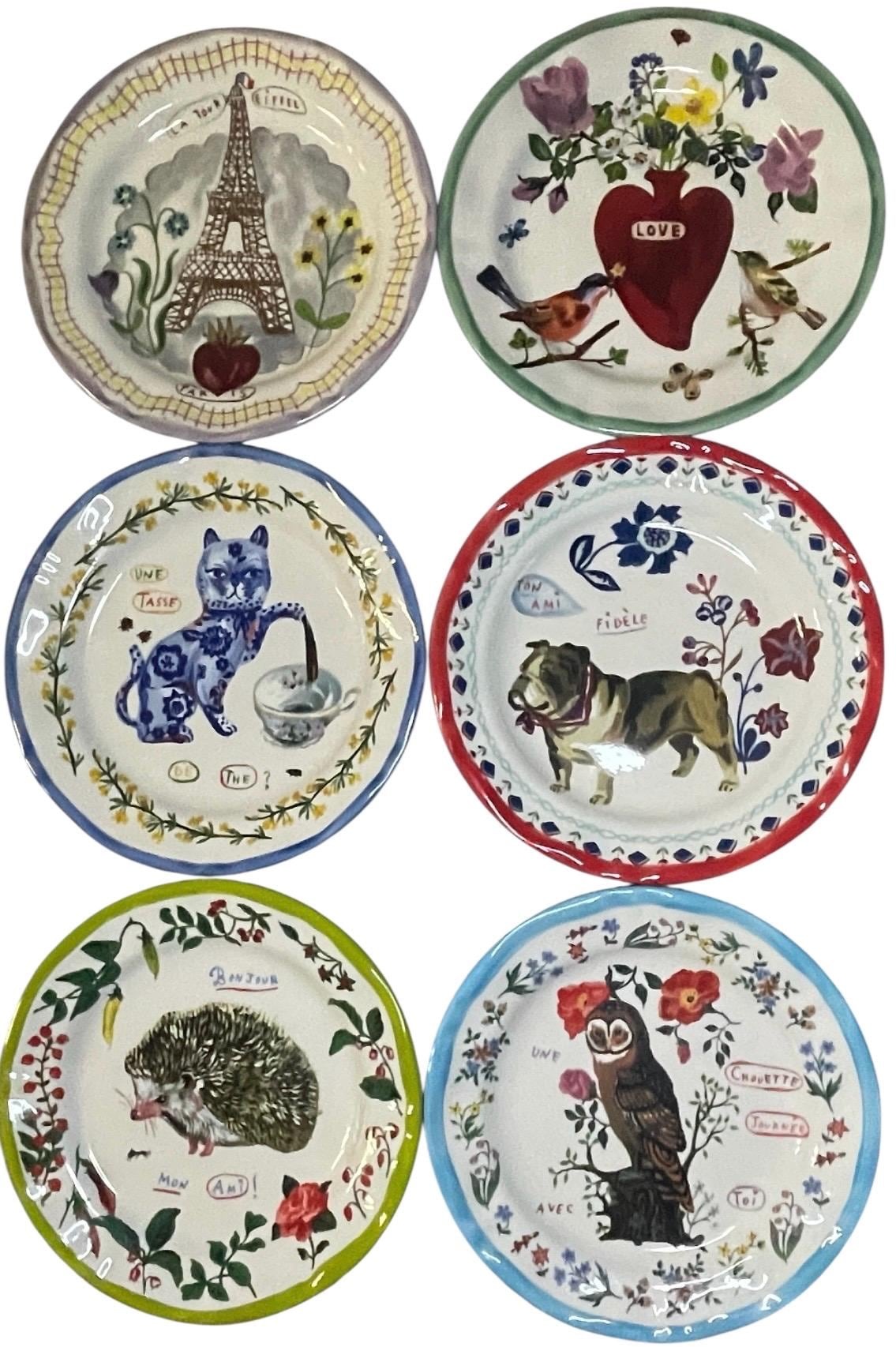 anthropologie Nathalie Let 手のひらプレート Nathalie Lete Heritage Dinner Plate | AnthroHome