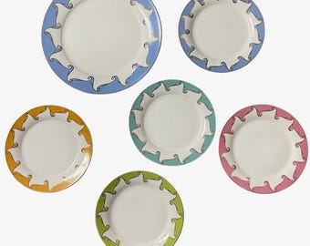 ローゼンタール ヴェルサーチ サラダ皿 2枚FLOWER FANTASY Rosenthal