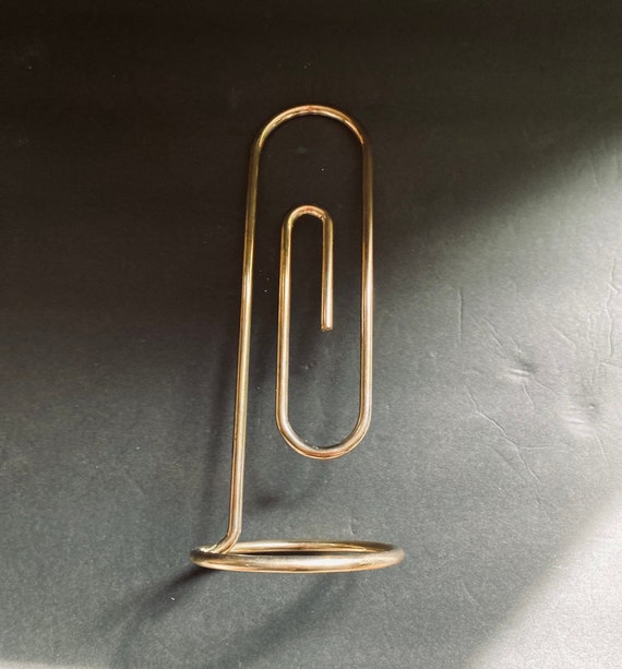 Vintage Standing Paper Clip Holder Etsy