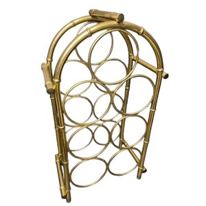 Bamboo Wine Bottle Storage.