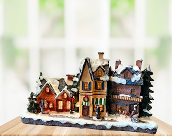 Vintage Victorian Village Christmas Light House