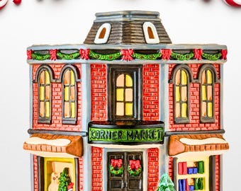 2024 Holiday Time Light-up 20-piece Christmas Village Set