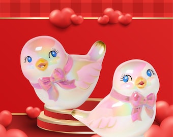 2026 Spritz Valentine's Day Ceramic Love Bird Set of 2 - Etsy