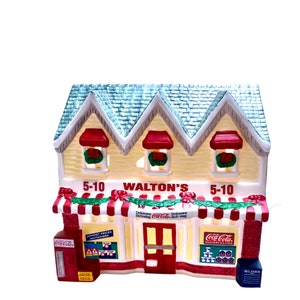 Coca-Cola 1996 Town Square Collection Lighted Walton’s