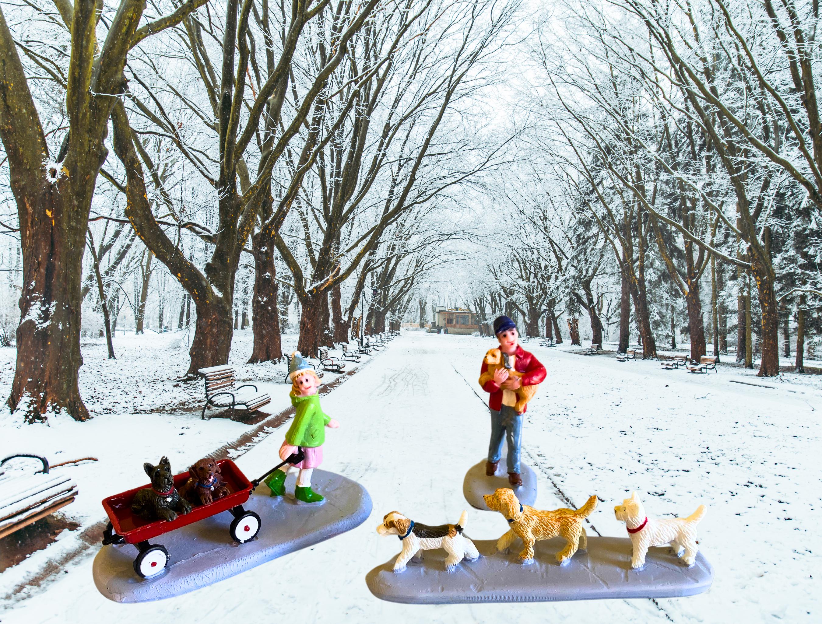 Lemax - Christmas Pooch, Set Of 5
