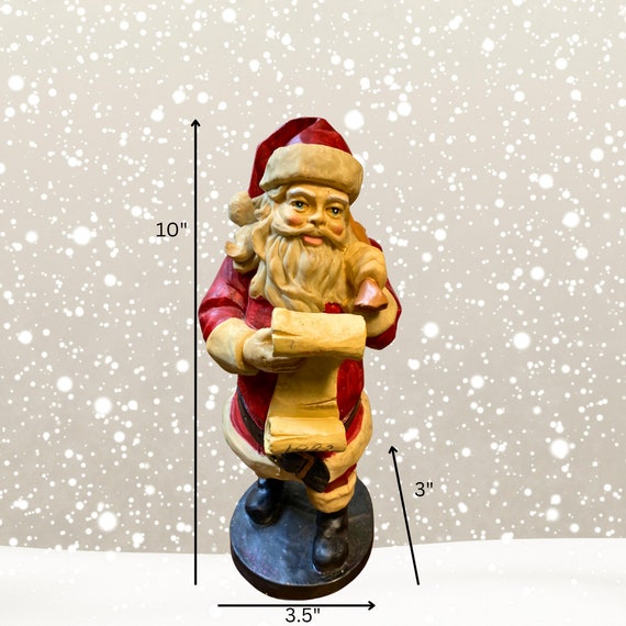 1992 Windsor Collection Santa With Gift List and Toys Bag