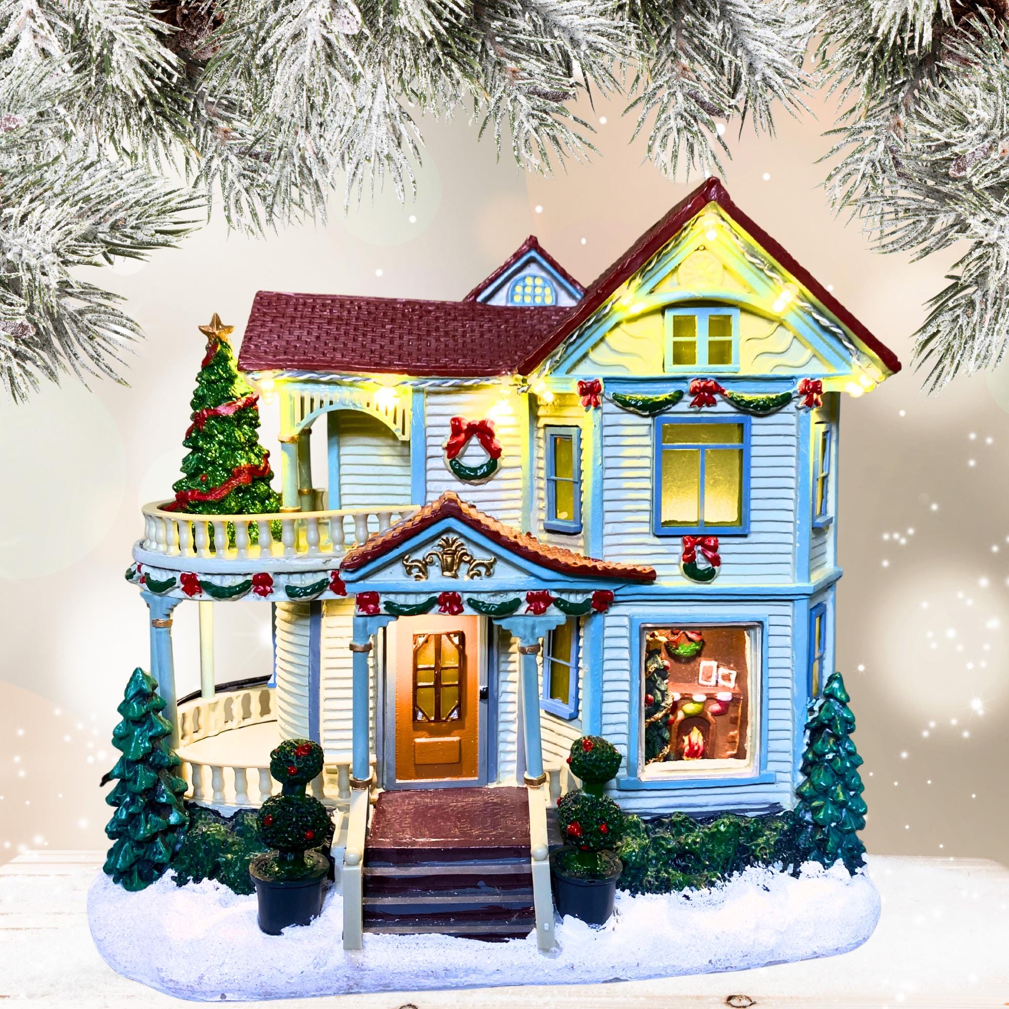 2025 Carole Towne Harris Holiday Home LED Lights - Etsy