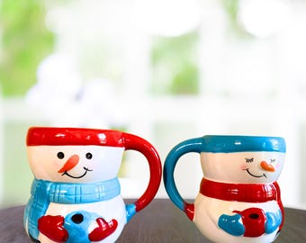 Lot de 2 tasses bonhomme de neige Bay Island