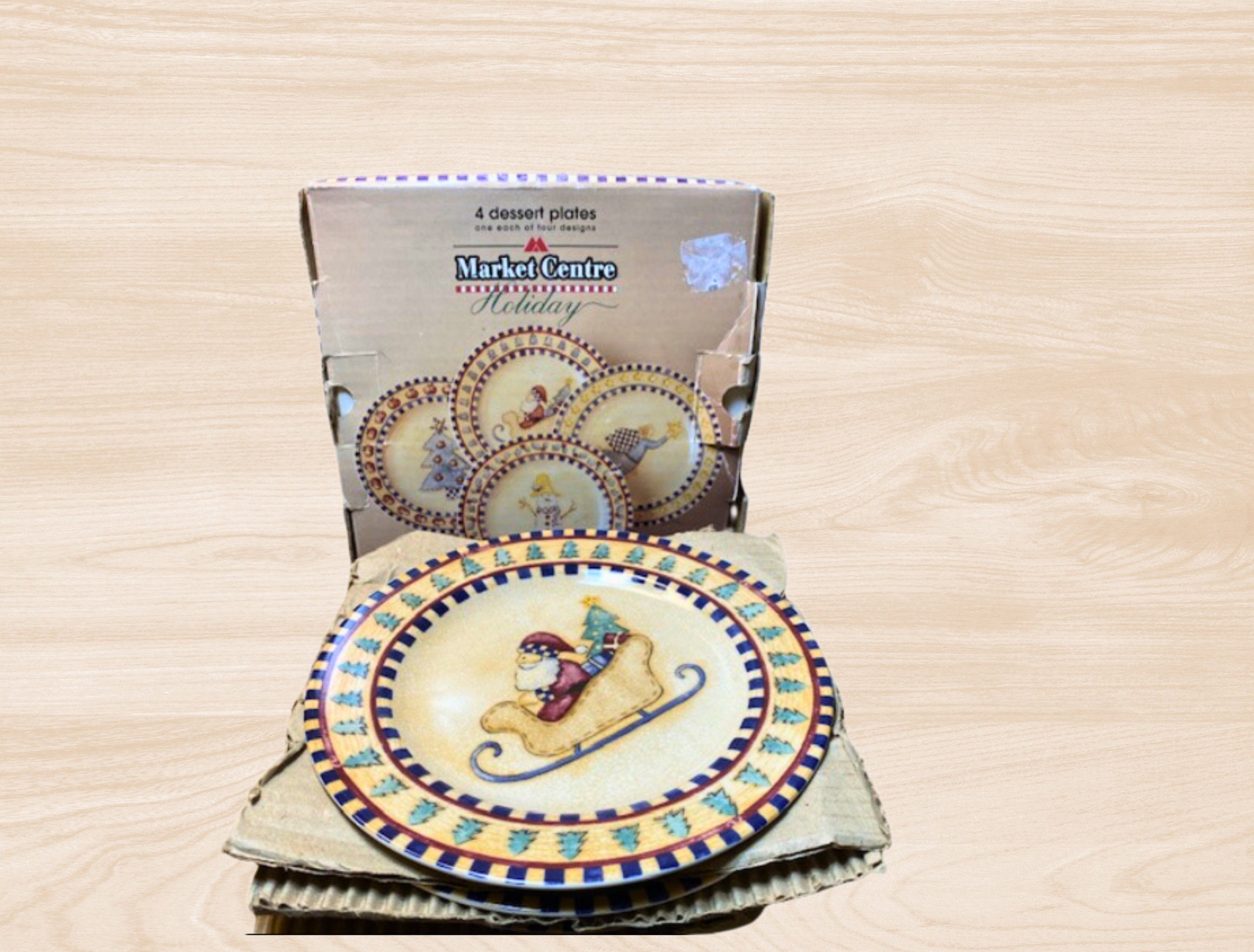 Holiday dessert cheap plates
