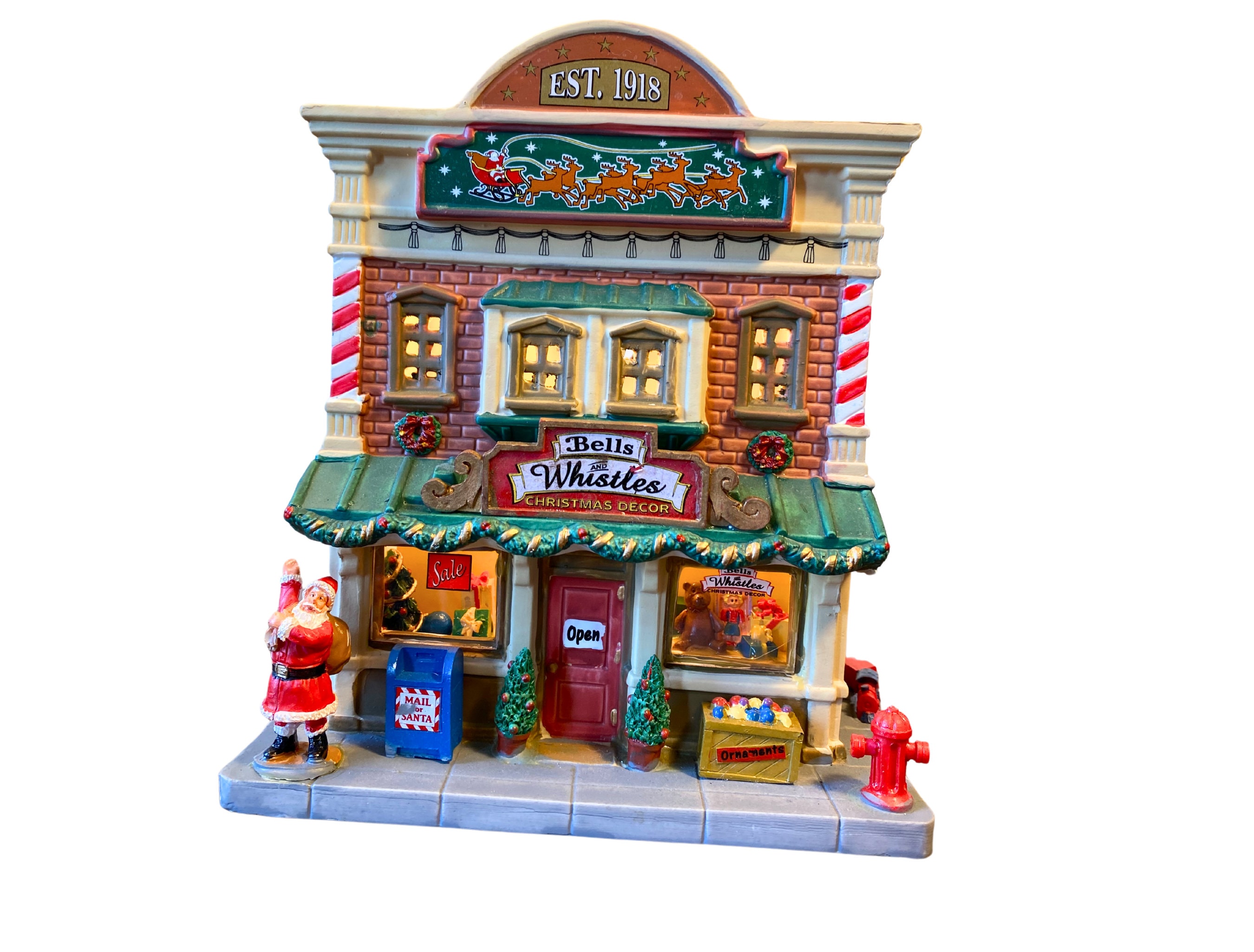 2015 LEMAX Signature Collection Bells & Whistles Lighted Building