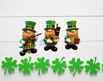 2024 St. Patrick’s Day Leprechaun Figurine Set of 3