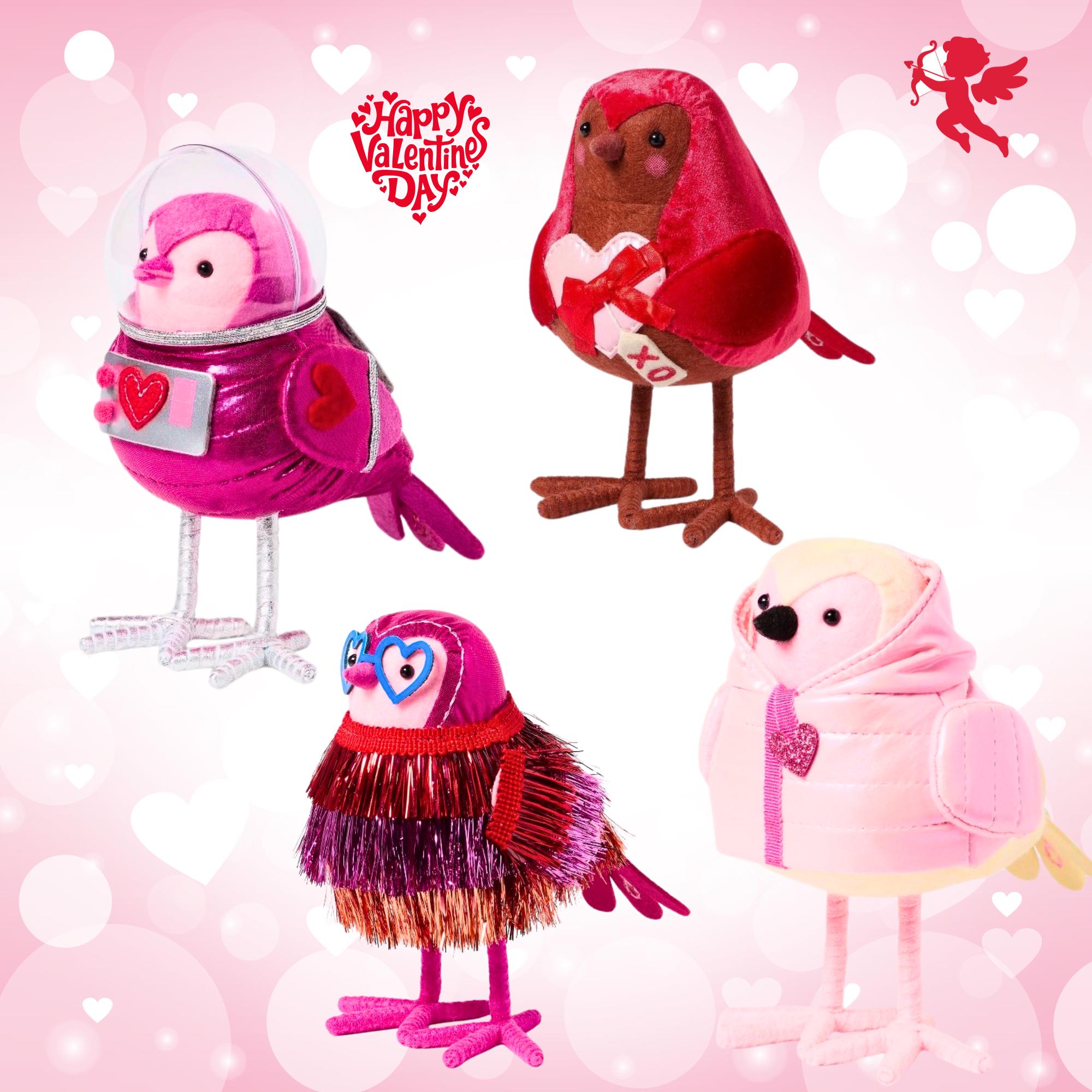 2026 Featherly Friends Valentine's Day Decorative Birds by Spritz