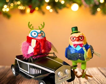 2025 Wondershop Christmas Featherly Friends Car Decor & Fabric