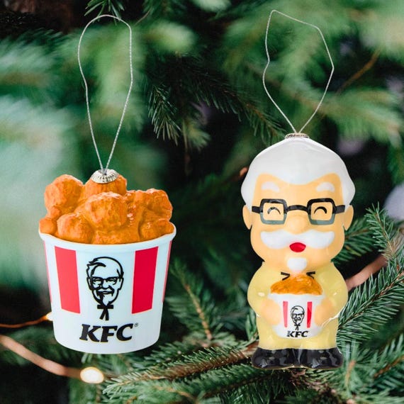 アスティエ　オーナメント　ケンタッキー 2025 Kfc-themed Christmas Ornaments - Etsy