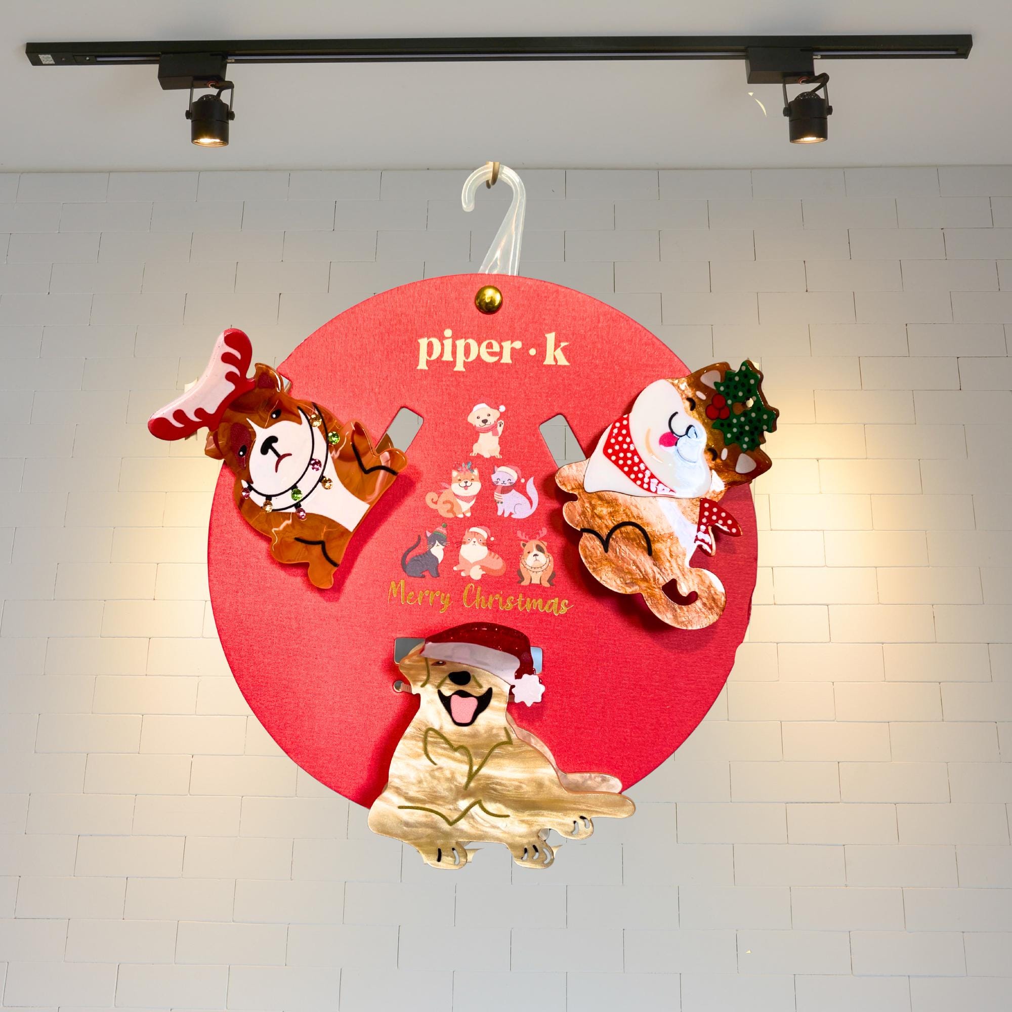 Piper-k Christmas-themed Dog Hair Clips - Etsy display picture 1