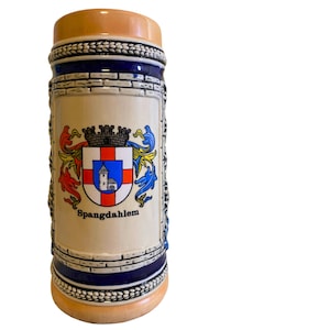 Vintage Hand-Painted Gerz Beer Stein German