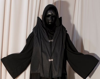 Sculpted cloak top, Azrael winged cape