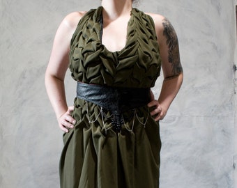Forest witch dress, boho summer fashion, faeries dress, Gaia's garment from the Chaotic Nature collection