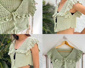 Crochet Written Pattern: Aria Cardigan