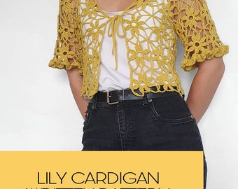 WRITTEN PATTERN: Lily Cardigan