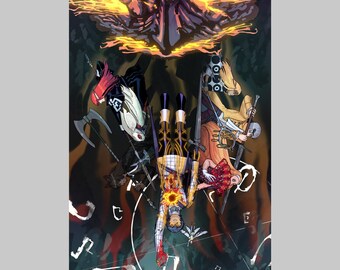 For the Throne - Metafoor Re:Fantazio, grote print