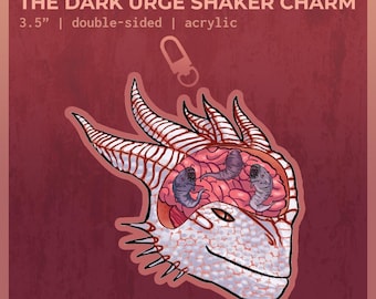 The Dark Urge Tadpole Charm - BG3 Shaker Charm
