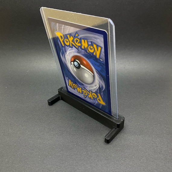 Toploader Stand, Trading Card Display, Pokemon Card Holder - Etsy Toploader Stand, Trading Card Display, Pokemon Card Holder - Etsy