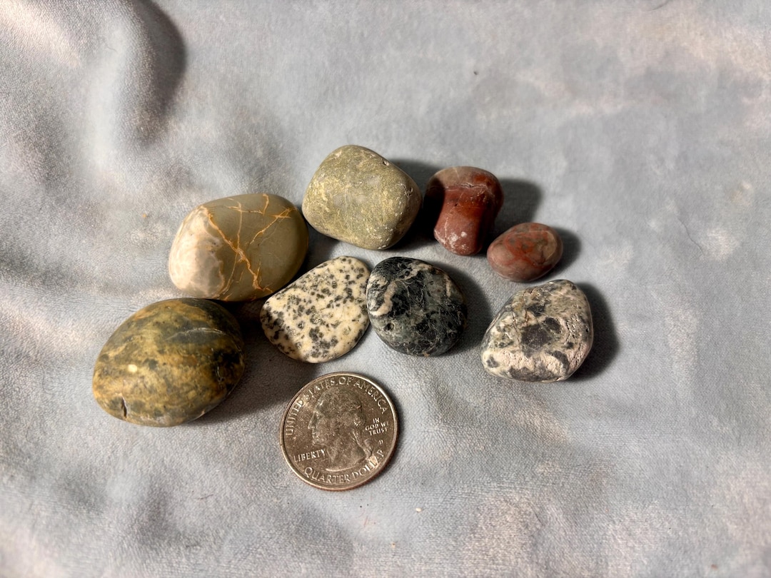 Tumbled Ocean Rocks - Polished Sea Rocks 30 - Etsy
