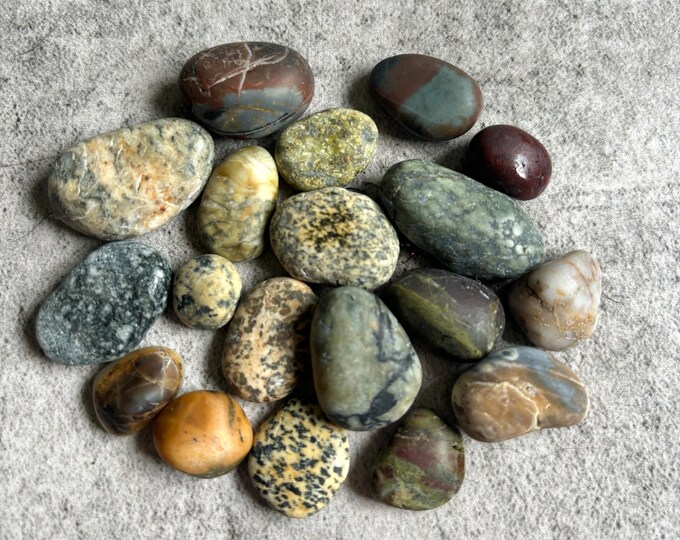 Tumbled Ocean Rocks - Polished Sea Rocks D12 - Etsy