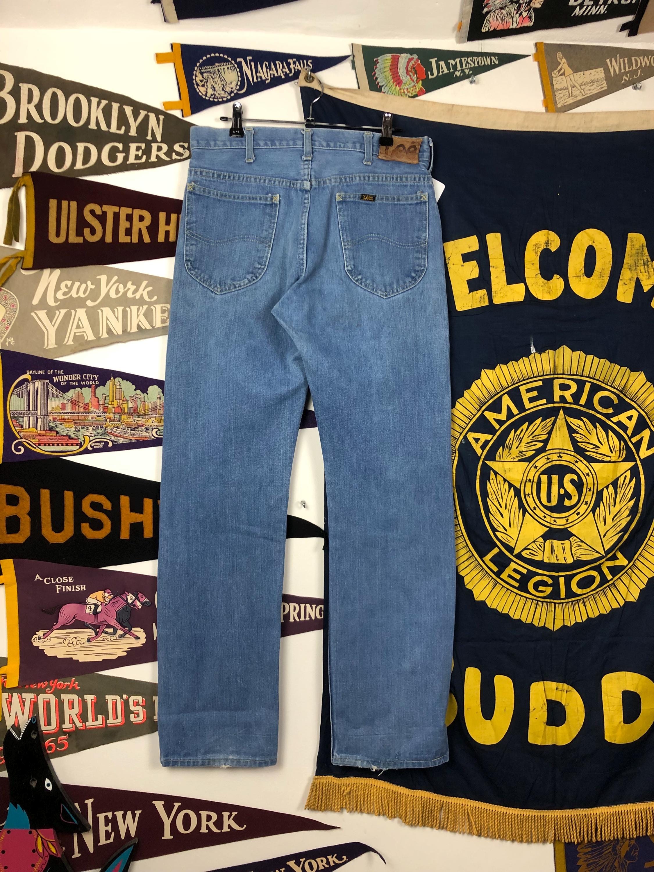 Vintage Lee Riders Scovill Zipper Denim Jeans 32 X 32 - Etsy