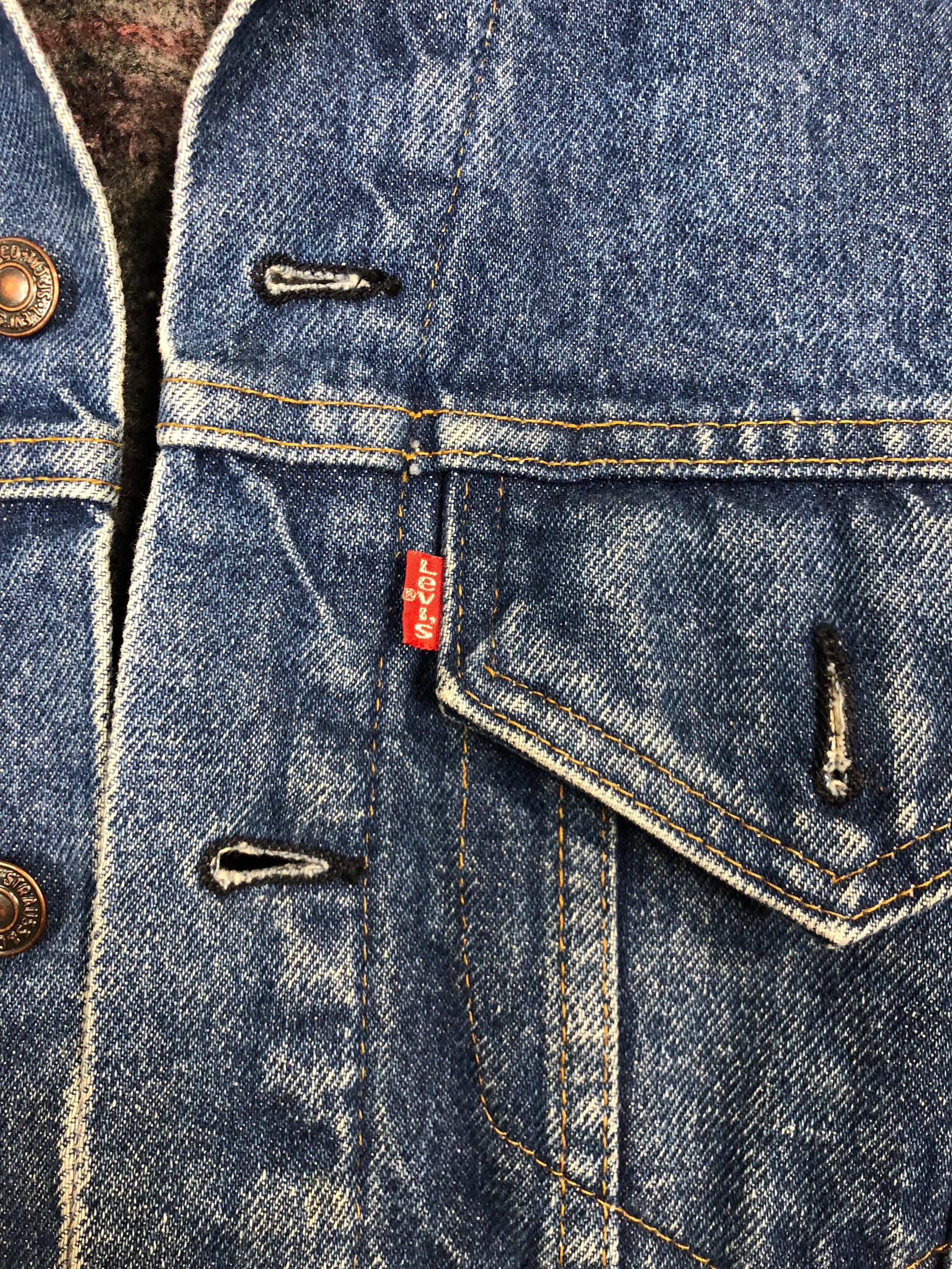 Vintage Pre 84 Blanket Lined Levi
