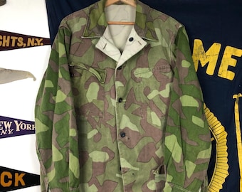 Original Finnish Army M62 Reversible Camo Jacket Sz. 746 - Etsy