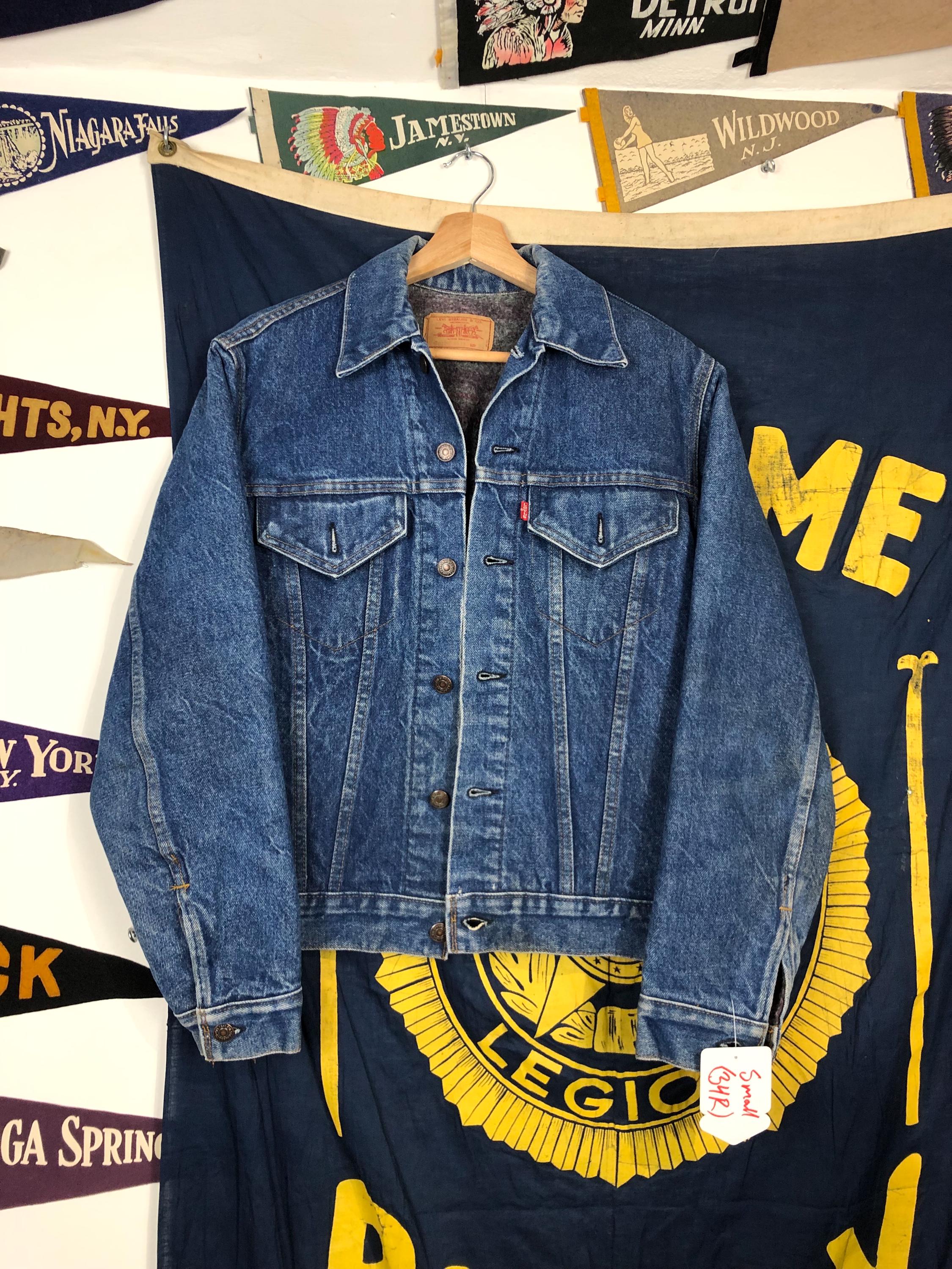 Vintage Pre 84 Blanket Lined Levi's Type 3 Trucker Jacket 70505