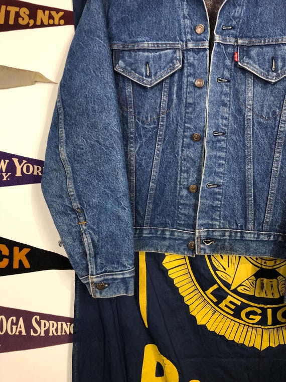 Vintage Pre 84 Blanket Lined Levi's Type 3 Trucker Jacket 70505
