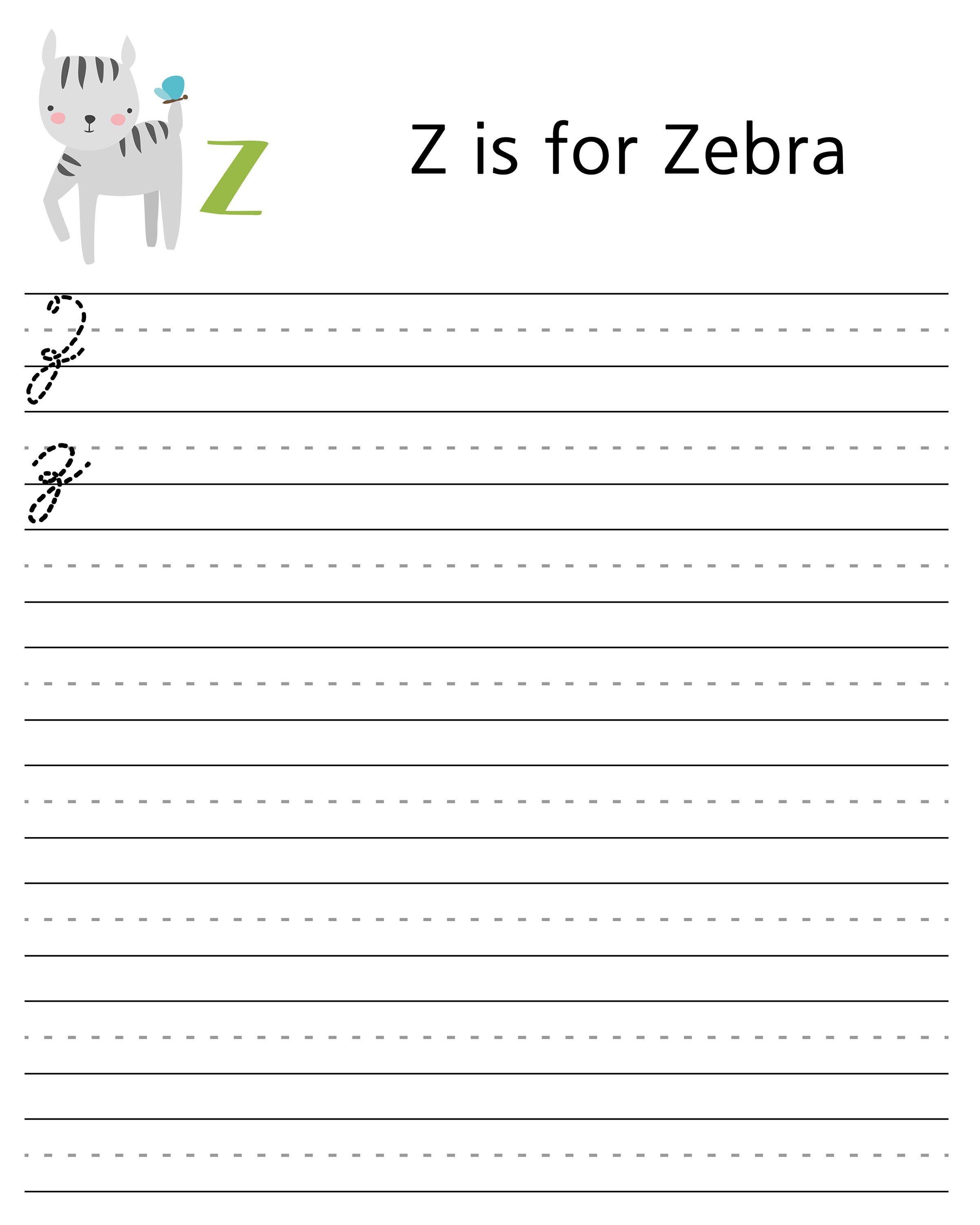 Handwriting Workbook for Kids Cute Handwriting Practice Animal Writing ...